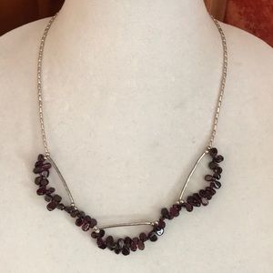 Garnet necklace